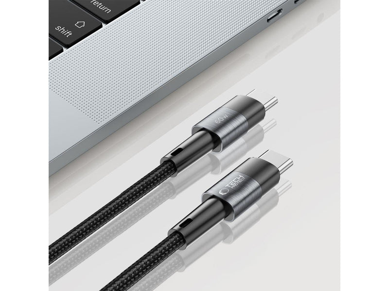 Tech-Protect  UltraBoost USB-C / USB-C PD 60W 3A 1m Cable - Grey