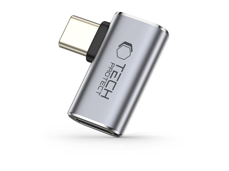 Tech-Protect Ultraboost AA01 USB-C Angle Adapter - Grey