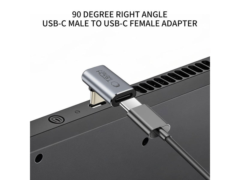 Tech-Protect Ultraboost AA02 USB-C Angle Adapter - Grey