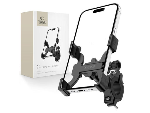 Tech-Protect V3 Bicycle Handlebar Phone Holder - Black