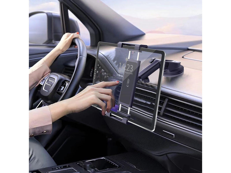Tech-Protect V4 Cockpit Mount Tablet Car Mount Holder - Black