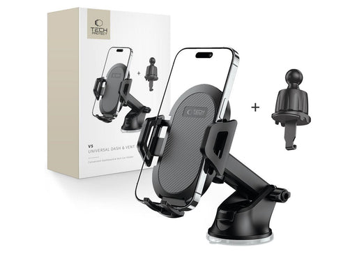 Tech-Protect V5 Car Phone Holder for Cockpit / Air Vent - Black