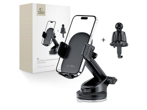 Tech-Protect V7 Car Cockpit / Air Vent Phone Holder - Black