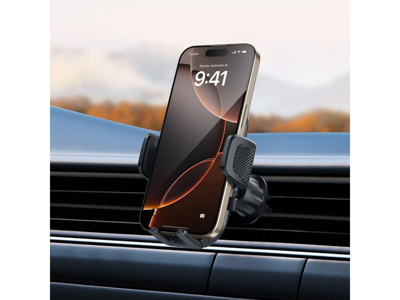 Tech-Protect V8 Car Mount for Dashboard Window or Air Vent Grille - Black