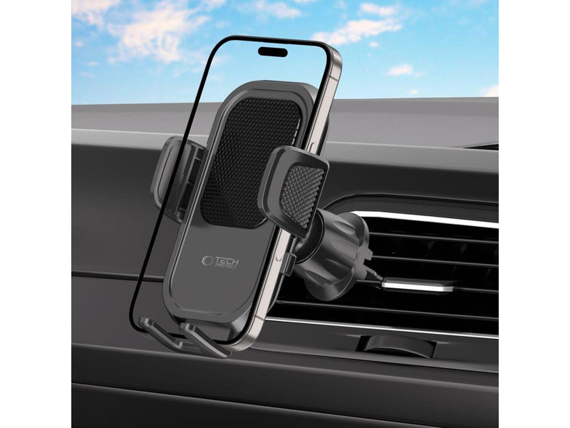 Tech-Protect V8 Car Mount for Dashboard Window or Air Vent Grille - Black