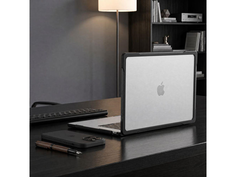 Tech-Protect  Velar Case for MacBook Air 13" 2023 / 2024 / 2025 / 2026 - Clear Black