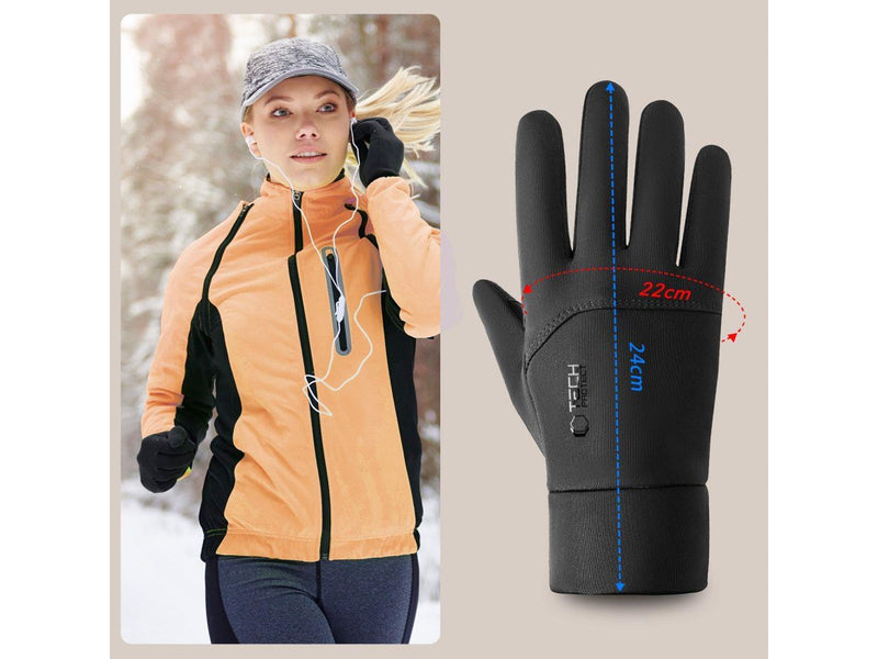 Tech-Protect  WG01 Gloves with M Touch Tips - Black