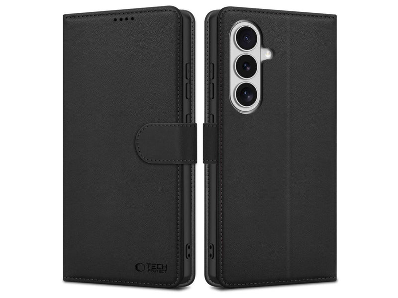 Tech-Protect Wallet Case for Samsung Galaxy S26 - Black