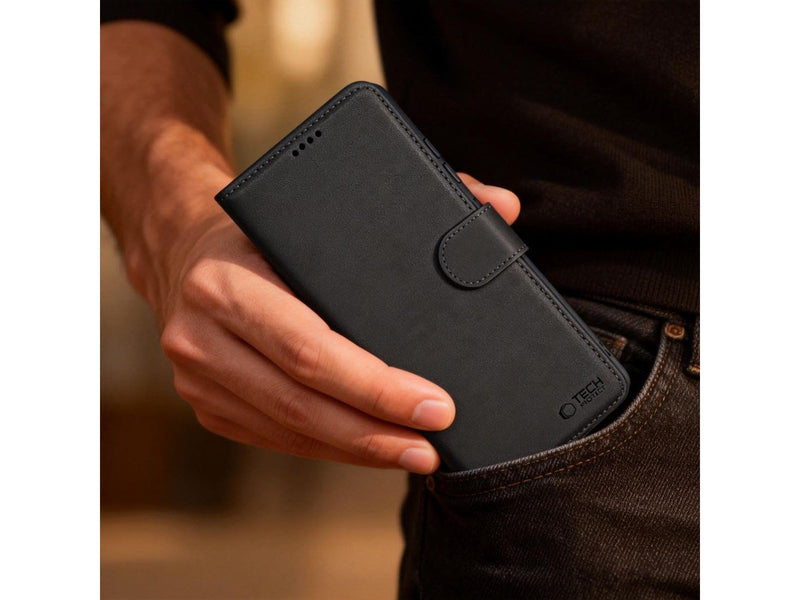 Tech-Protect Wallet Case for Samsung Galaxy S26 - Black