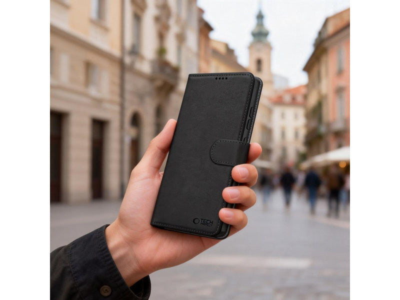 Tech-Protect Wallet Case for Samsung Galaxy S26 - Black