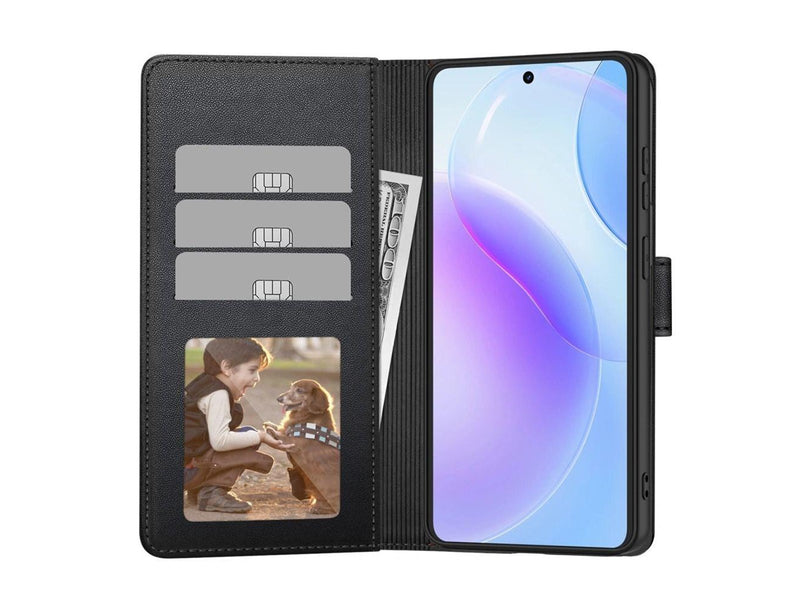 Tech-Protect Wallet Case for Samsung Galaxy S26+ - Black