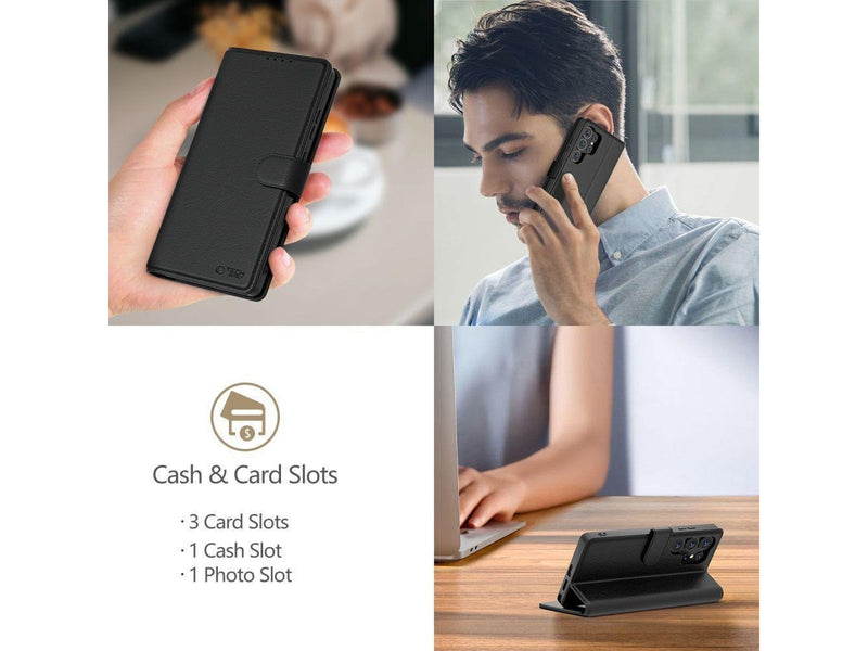 Tech-Protect Wallet Case for Xiaomi Poco F7 5G - Black