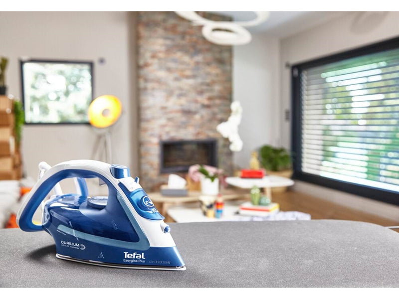 Tefal Dampfbügeleisen Easygliss Plus Blue Steam Iron FV5735E0