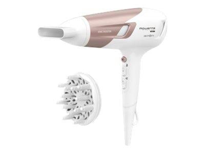 Tefal Haartrockner / Föhne Rowenta Studio Dry Glow CV5830F0 - hairdryer - white/orange cashmere metal - 2100 W