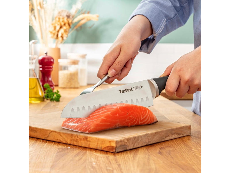 Tefal ICE FORCE Set  Wooden block + 5 knives