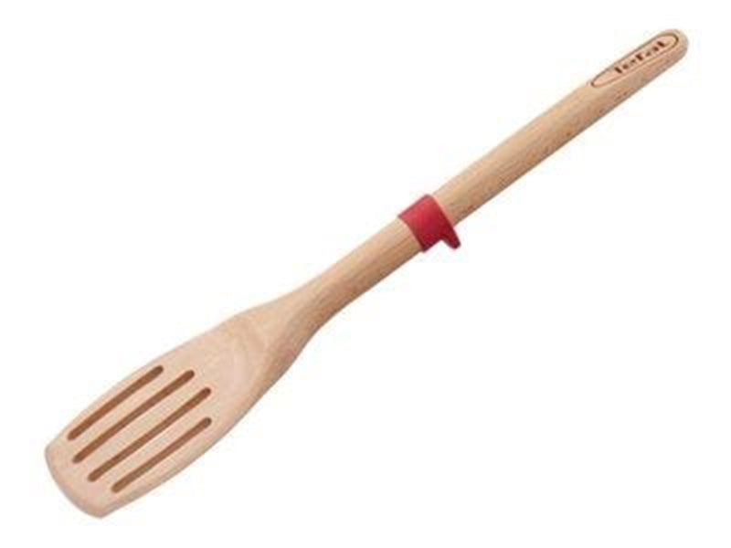 Tefal Ingenio Wood Slotted Angle Spatula