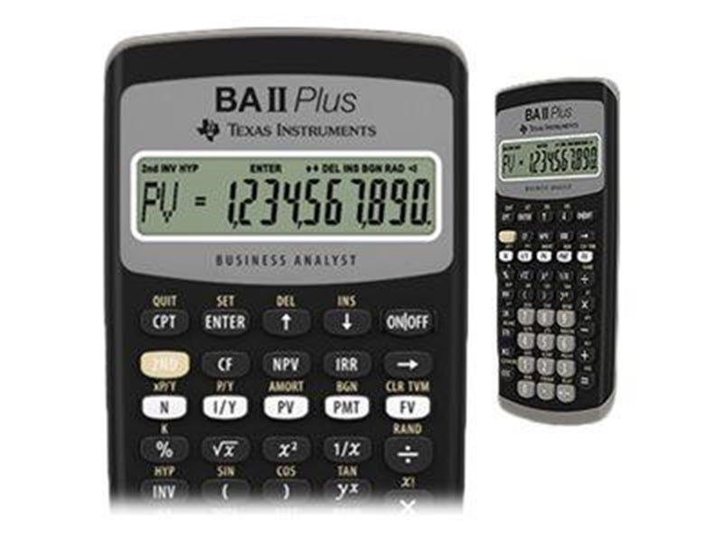 Texas Instruments BA II Plus - financial calculator