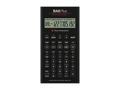Texas Instruments BAII PLUS PROFESSIONAL - financial calculator