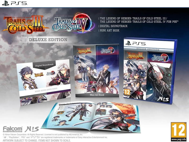 The Legend of Heroes: Trails of Cold Steel III + IV (Deluxe Edition) - Sony PlayStation 5 - RPG - PEGI 12