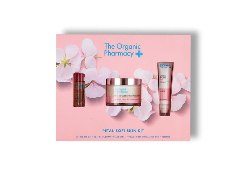 The Organic Pharmacy Petal Soft Skin Kit. 75ml.- Gaveæske