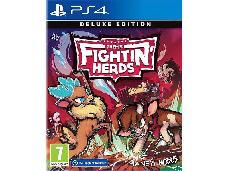 Them's Fightin' Herds - Deluxe Edition - Sony PlayStation 4 - Fighting - PEGI 7