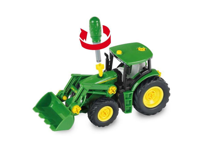 Theo Klein John Deere Traktor med frontlæsser & vægt