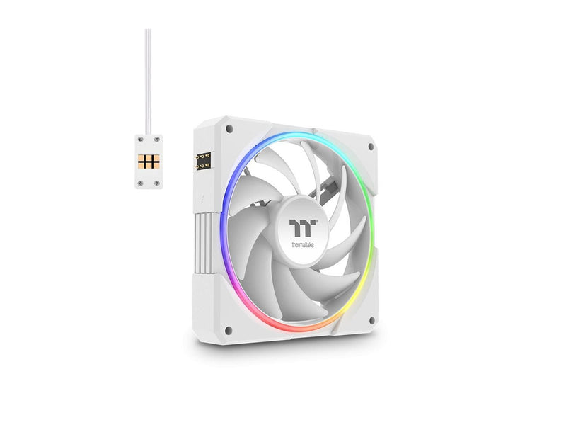 Thermaltake TS120 EX RGB PC Cooling Fan - White (3pack) - Gehäuselüfter - 120mm - Weiß - 21 dBA