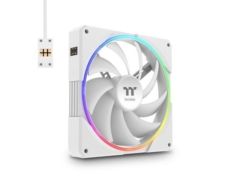 Thermaltake TS140 EX RGB PC Cooling Fan - White (3pack) - Gehäuselüfter - 140mm - Weiß - 32 dBA