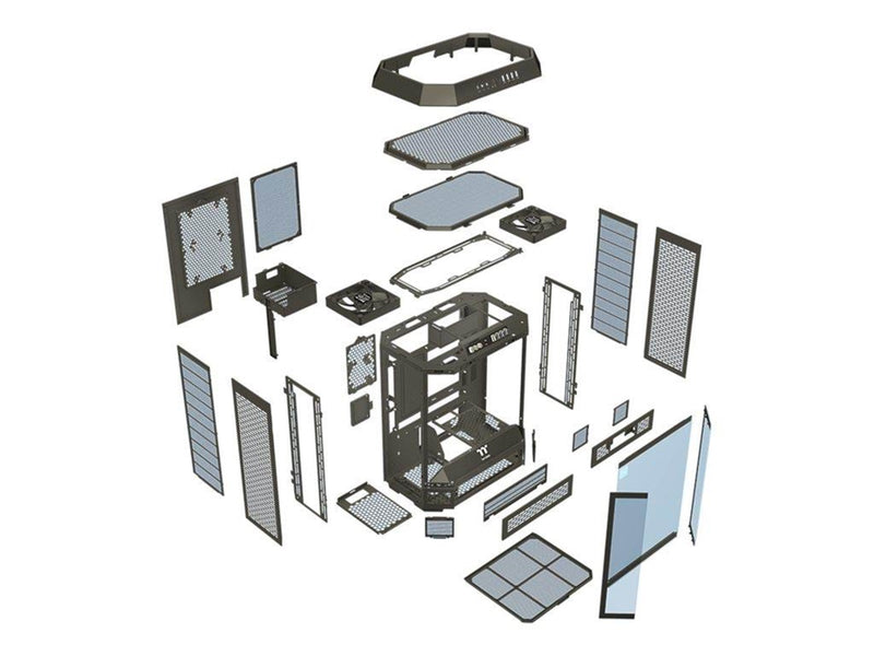 Thermaltake The Tower 600 - Gehäuse - Tower - Schwarz