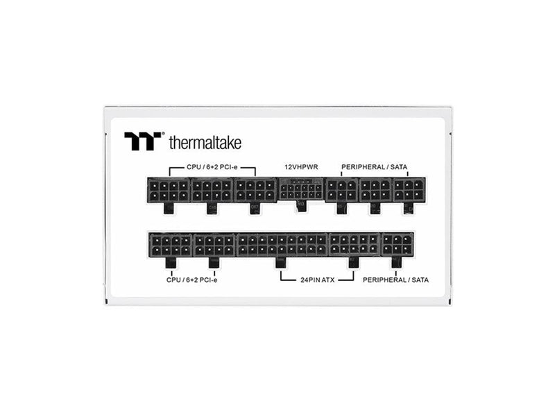 Thermaltake ToughPower GF A3 Snow - TT Premium Edition - power supply - 1050 Watt Netzteile - 1050 Watt - 120 mm - ATX 3.0 - 80 Plus Gold zertifiziert