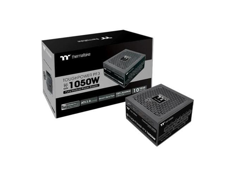 Thermaltake Toughpower PF3 - TT Premium Edition - power supply - 1050 Watt Netzteile - 1050 Watt - 120 mm - ATX 3.0 - 80 Plus Titanium (bis zu 90% effektiv)