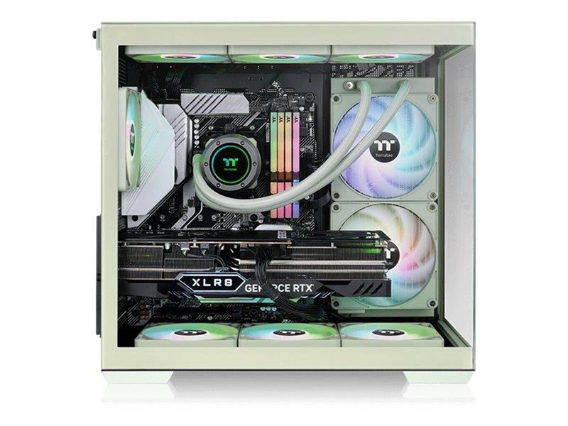Thermaltake View 380 TG ARGB - Gehäuse - Tower - Grün