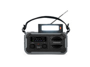 Thomson Emergency Hand Crank Radio with Solar - Grey