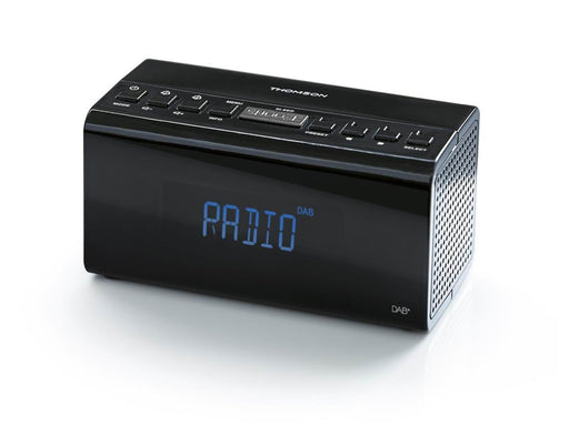Thomson Radio Clock with Dab+ (Black) - DAB/DAB+/FM - schwarz