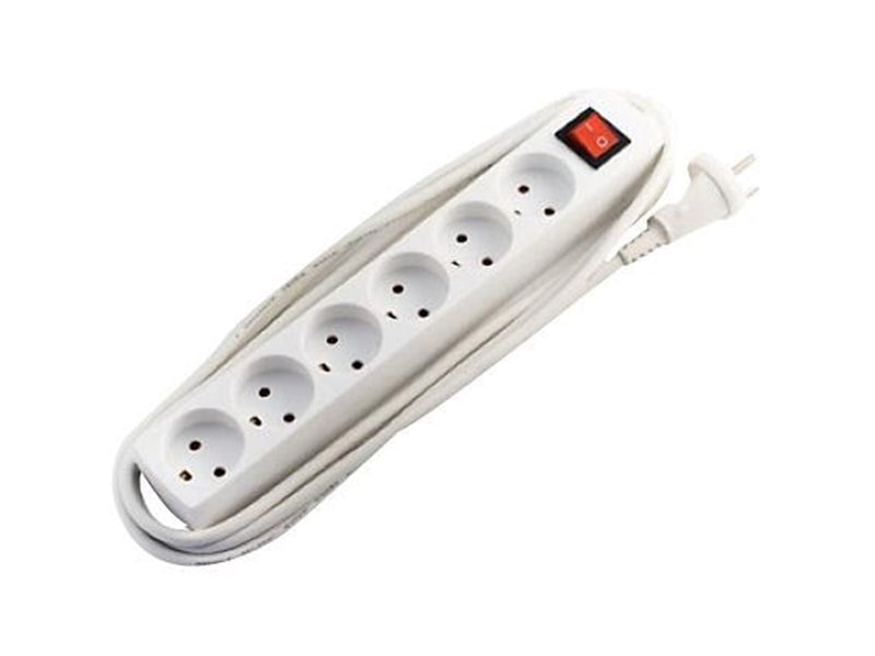 Thorkild Larsen 6-Socket White W/E W/S 1.5M