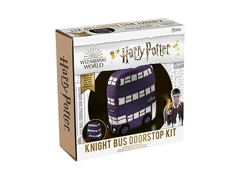 Thumbs Up! Harry Potter - Knit Craft Set Knight Bus Doorstop Kit