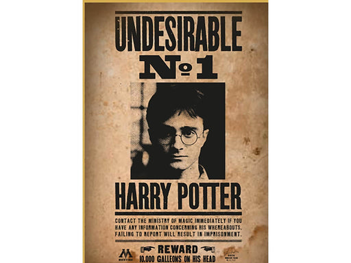 Thumbs Up! Harry Potter "Wanted No. 1" Puzzle
