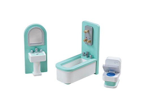 Tidlo Wooden Dollhouse Furniture Bathroom 3 pieces