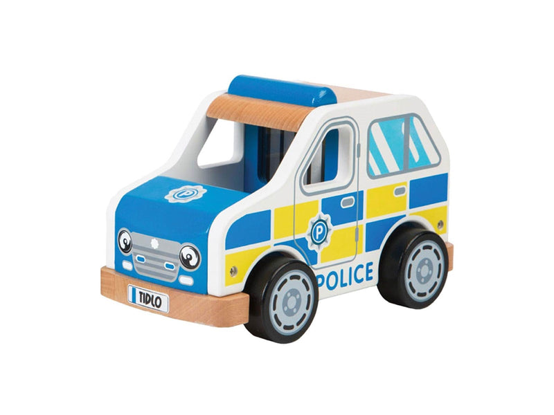 Tidlo Wooden Police Car