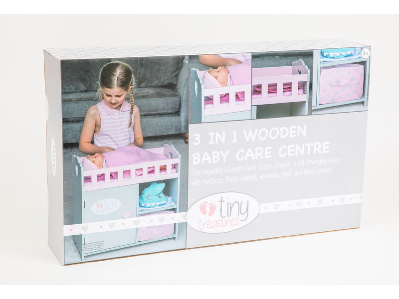 Tiny Treasures Wooden baby care center