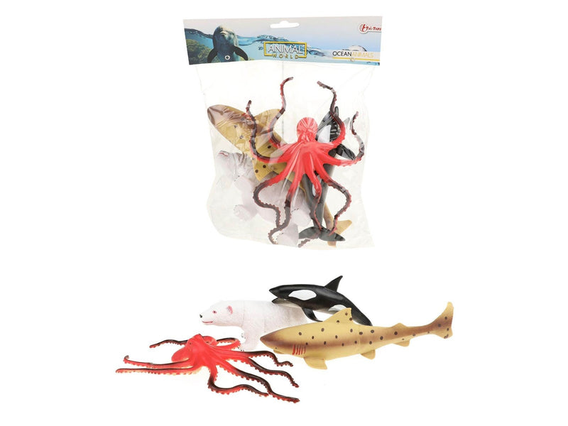 Toi-Toys Animal World Sea Creatures Deluxe 5pcs.