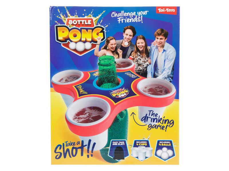 Toi-Toys - Board game Pong Hero with 4 Balls and 4 Cups