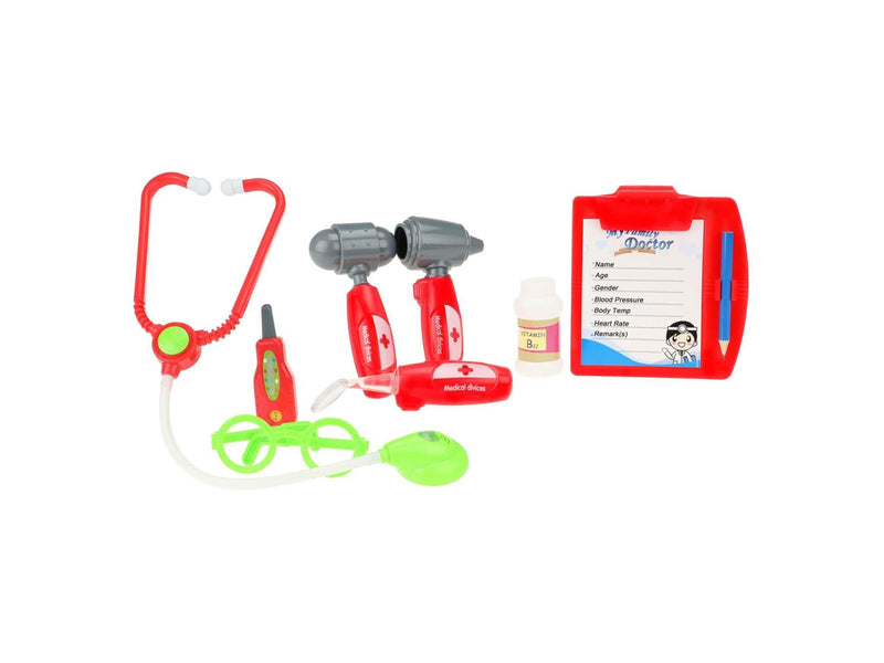 Toi-Toys - Doctor's set with Stethoscope in case 8 pcs.