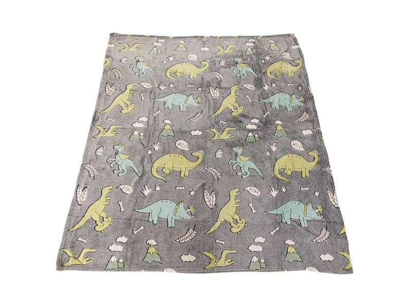 Toi-Toys Glow N Fun Glow in the Dark Blanket Dino 130x150cm