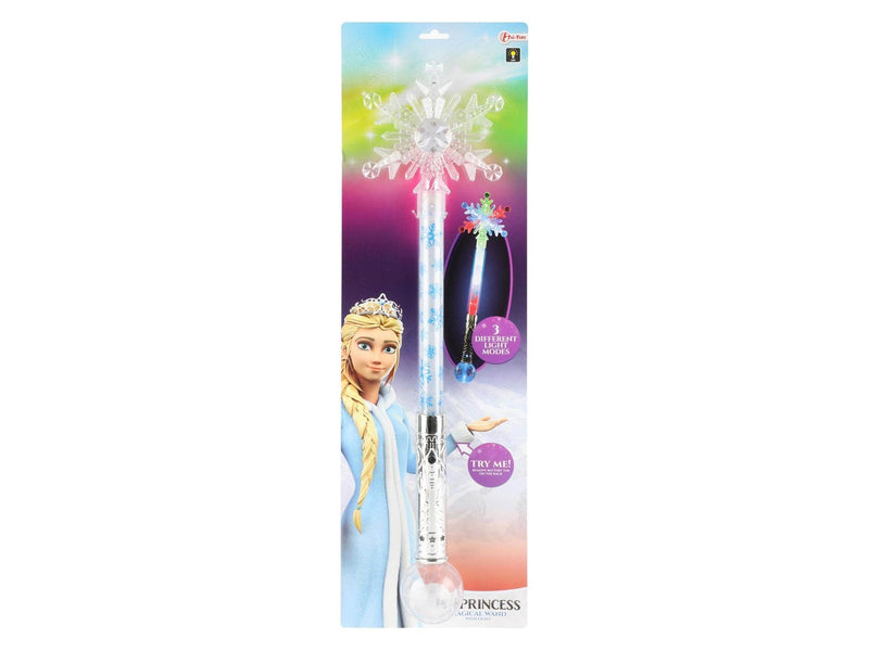 Toi-Toys - Ice Princess Magic Wand Snowflake with Light