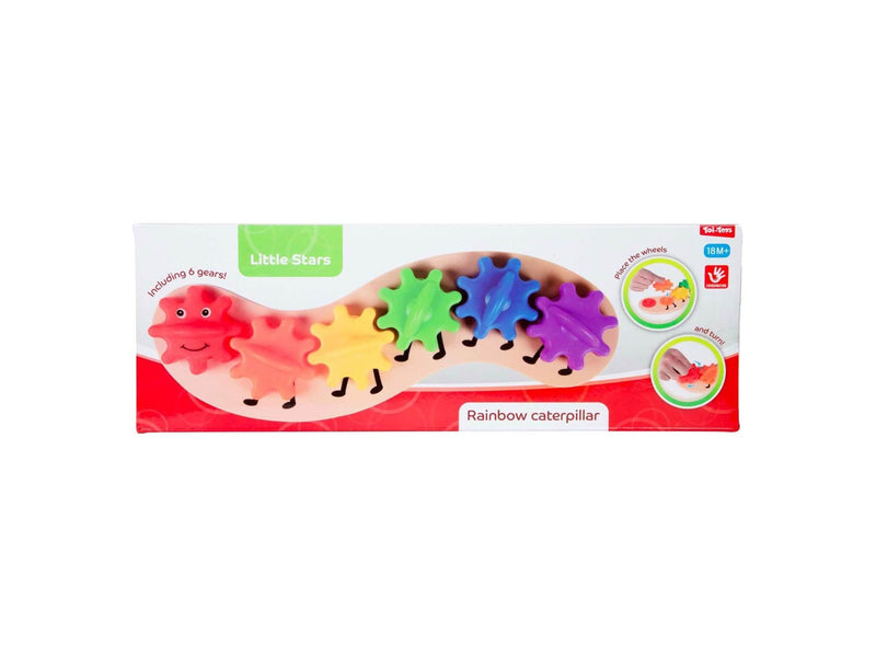 Toi-Toys - Little Stars Baby Caterpillar with Spinning Gears