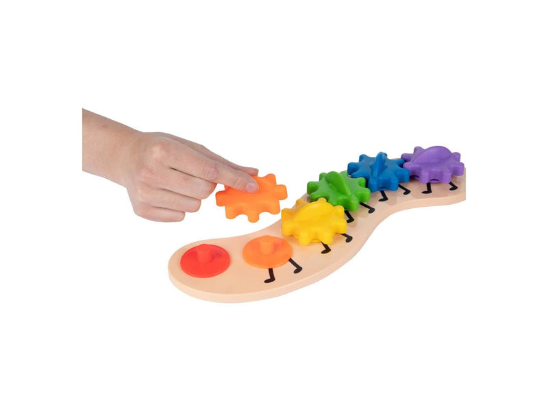 Toi-Toys - Little Stars Baby Caterpillar with Spinning Gears