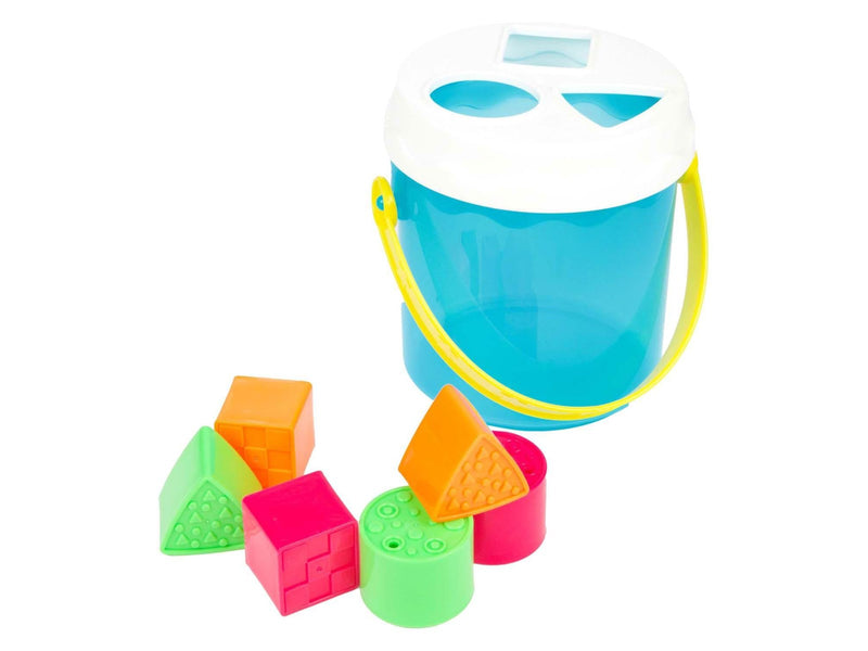 Toi-Toys Little Stars Baby Shape Sorter Bucket with 6 Block