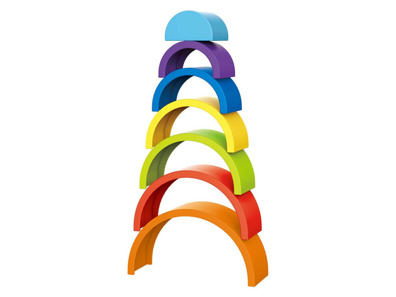 Toi-Toys Little Stars Baby Stacking Tower Rainbow 7pcs.