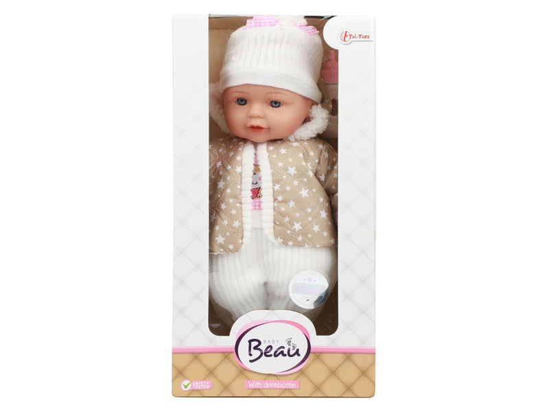 Toi-Toys - Lovely Baby Baby Doll Winter Clothes and Bottle